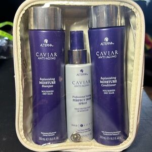 Salon only Alterna Caviar Anti-Aging Moisture Shampoo & Conditioner gift set NWT